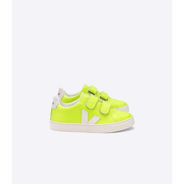 Veja ESPLAR LEATHER Sneakers Kinderen Groen | BE 822VRW